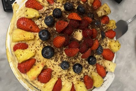 Cliquez pour zoomer ! Tarte renversée aux fruits rouges et citron vert Thermomix par lnmahelia107