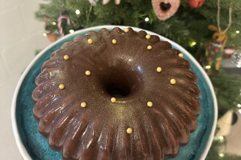 Cliquez pour zoomer ! Bûche vanille praliné Thermomix par pooniepie