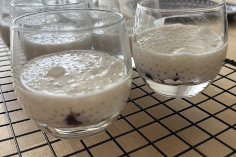 Cliquez pour zoomer ! Perles de tapioca aux bananes et lait de coco Thermomix par pooniepie