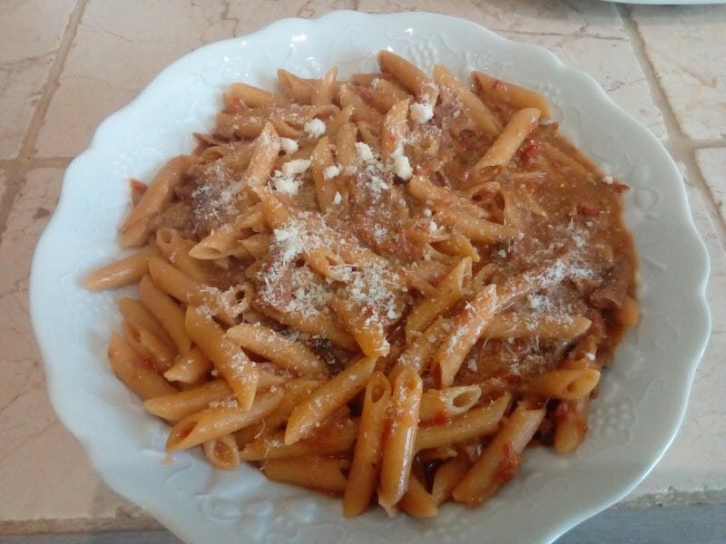 Cliquez pour zoomer ! Penne aux bolets (cèpes) Thermomix par christine 84