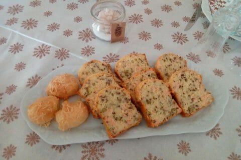 Cliquez pour zoomer ! Cake aux deux saumons au Thermomix