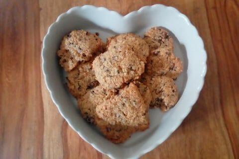 Cliquez pour zoomer ! Cookies au pain rassis et pépites de chocolat au Thermomix
