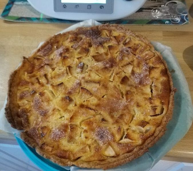 Cliquez pour zoomer ! Tarte normande aux pommes Thermomix par anne2410