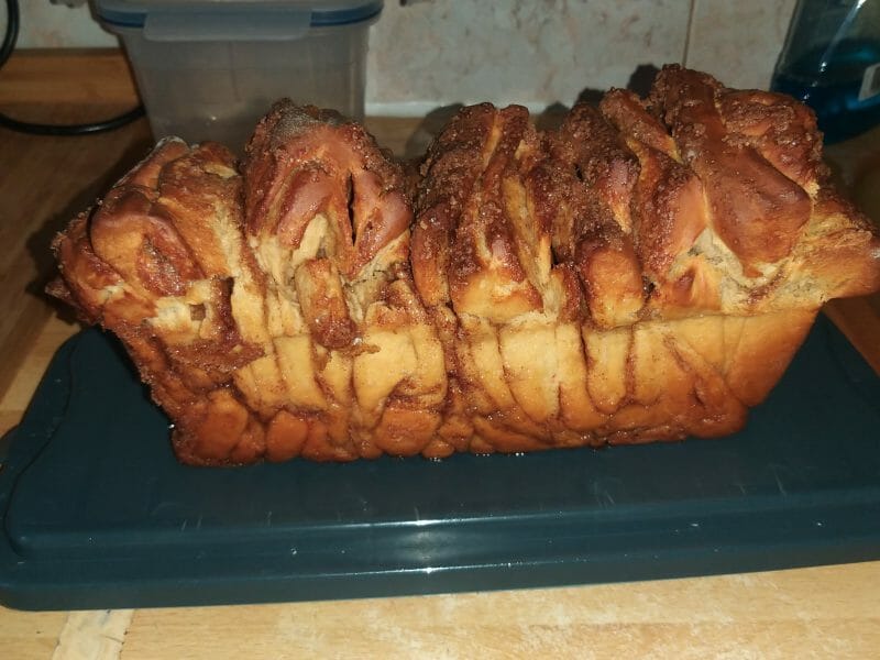 Cliquez pour zoomer ! Brioche à effeuiller à la cannelle Thermomix par anne2410