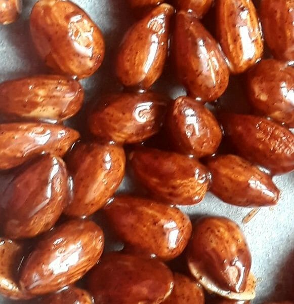 Cliquez pour zoomer ! Amandes grillées à la cannelle et au miel Thermomix par Jobi joba
