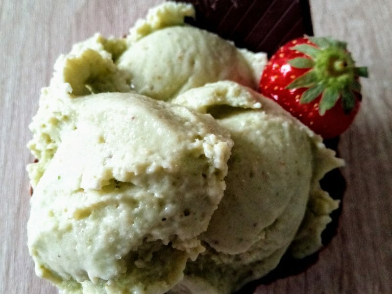 Cliquez pour zoomer ! Glace à la pistache Thermomix par Jobi joba