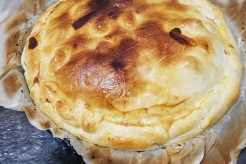 Cliquez pour zoomer ! Tourte lardons et comté Thermomix par mag