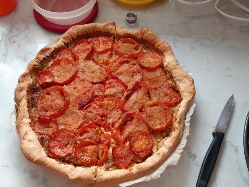 Cliquez pour zoomer ! Tarte salée façon tomates farcies Thermomix par Laurence_3