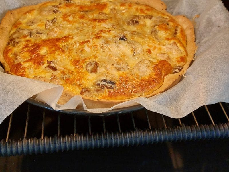 Cliquez pour zoomer ! Tarte au poulet et champignons Thermomix par Laurence_3