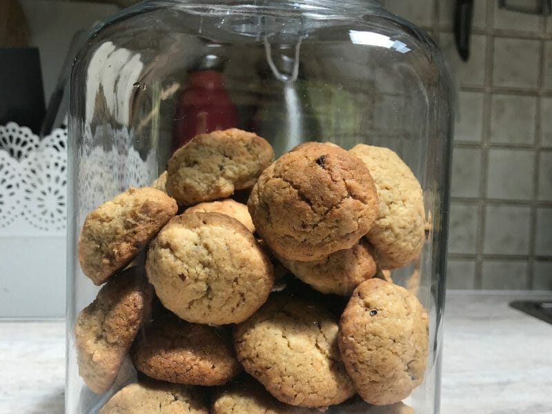 Cliquez pour zoomer ! Biscuits aux flocons d’avoine et amandes Thermomix par Xiane