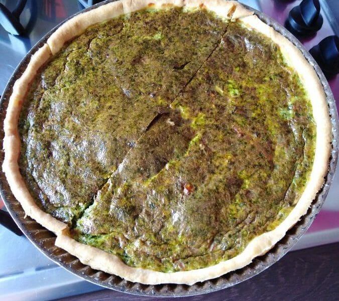 Cliquez pour zoomer ! Quiche épinards et lardons Thermomix par Alexaime