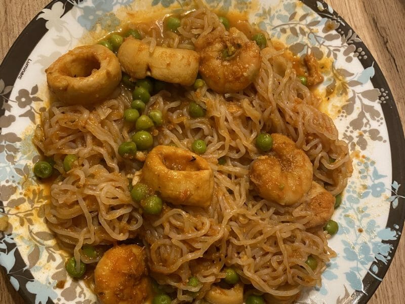 Cliquez pour zoomer ! Encornets à la provençale Thermomix par La maman de CetM