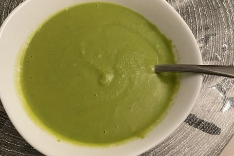 Cliquez pour zoomer ! Velouté de petits pois au Thermomix