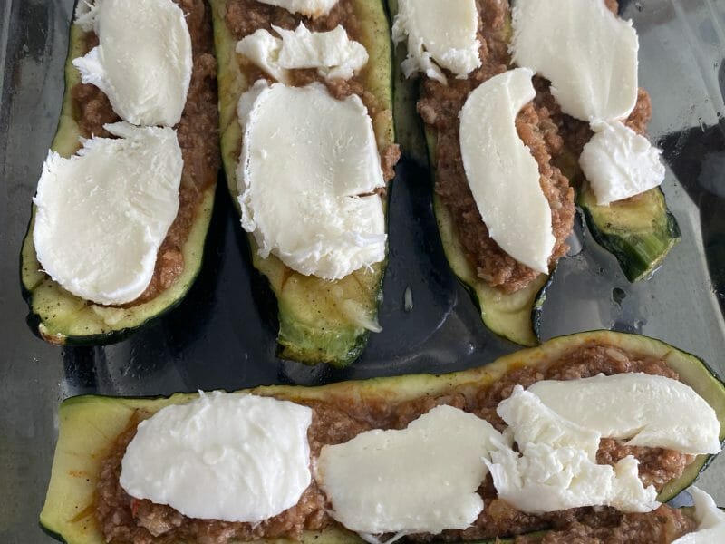 Cliquez pour zoomer ! Courgettes farcies au thon Thermomix par La maman de CetM