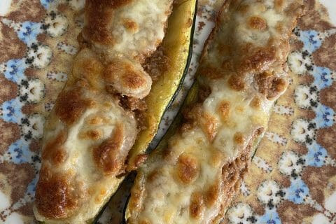 Cliquez pour zoomer ! Courgettes farcies au thon Thermomix par La maman de CetM