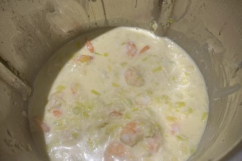 Cliquez pour zoomer ! Linguine aux poireaux et aux crevettes Thermomix par theohugo59