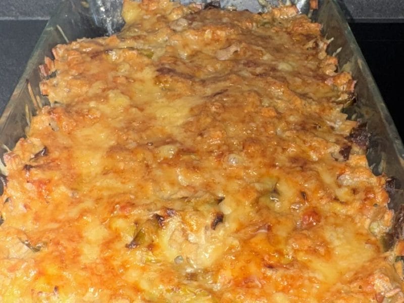 Cliquez pour zoomer ! Gratin de crozets aux courgettes et saumon fumé Thermomix par Marinou Carrou 🥑