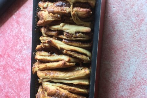 Cliquez pour zoomer ! Brioche à effeuiller à la cannelle au Thermomix