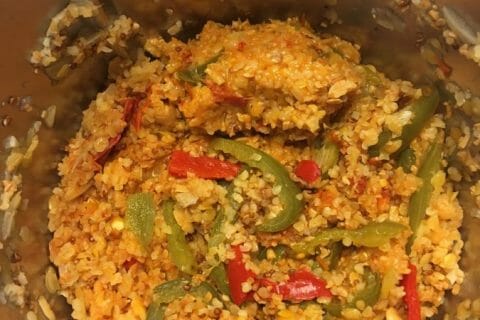 Cliquez pour zoomer ! Quinoa sauce basquaise au Thermomix