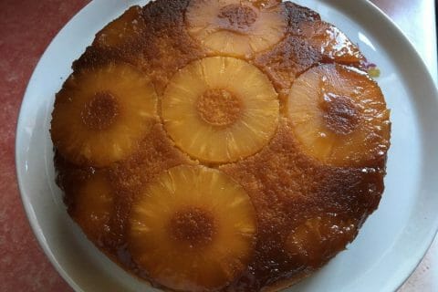 Cliquez pour zoomer ! Gâteau renversé à l’ananas au Thermomix