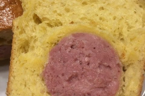 Cliquez pour zoomer ! Saucisson brioché au Thermomix