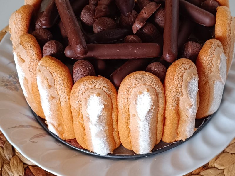 Cliquez pour zoomer ! Charlotte poire chocolat Thermomix par sisirun