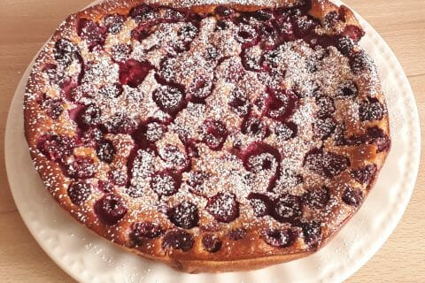 Cliquez pour zoomer ! Clafoutis aux framboises Thermomix par Veronique Marie