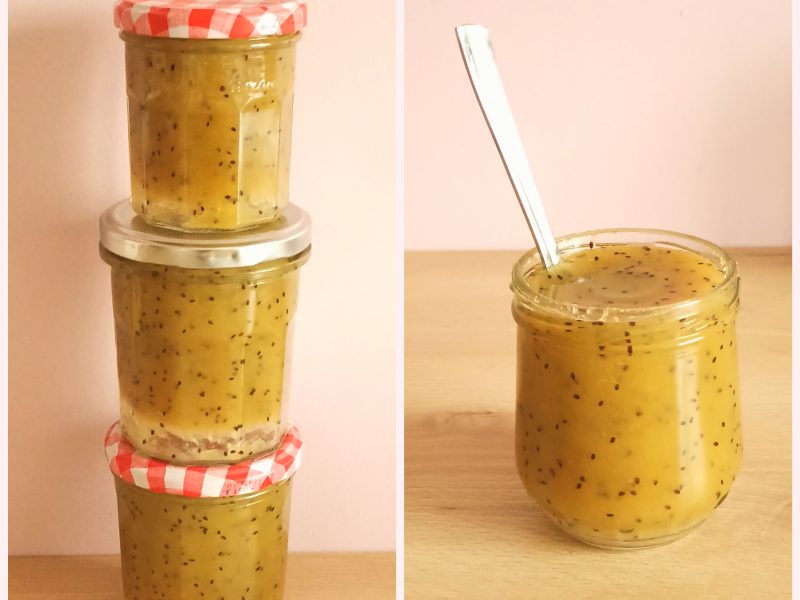 Cliquez pour zoomer ! Confiture de kiwis aux pommes Thermomix par Veronique Marie