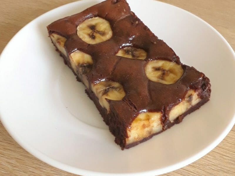 Cliquez pour zoomer ! Brownie fondant choco-banane Thermomix par Veronique Marie