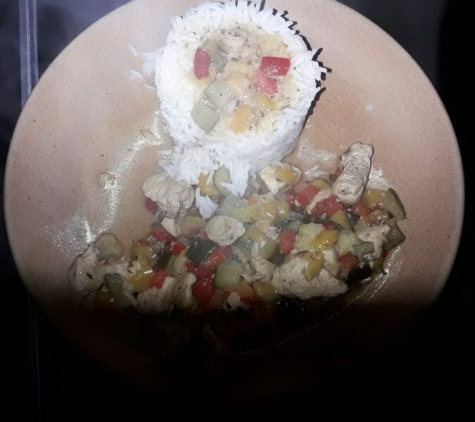 Cliquez pour zoomer ! Arroz con pollo Thermomix par Marie