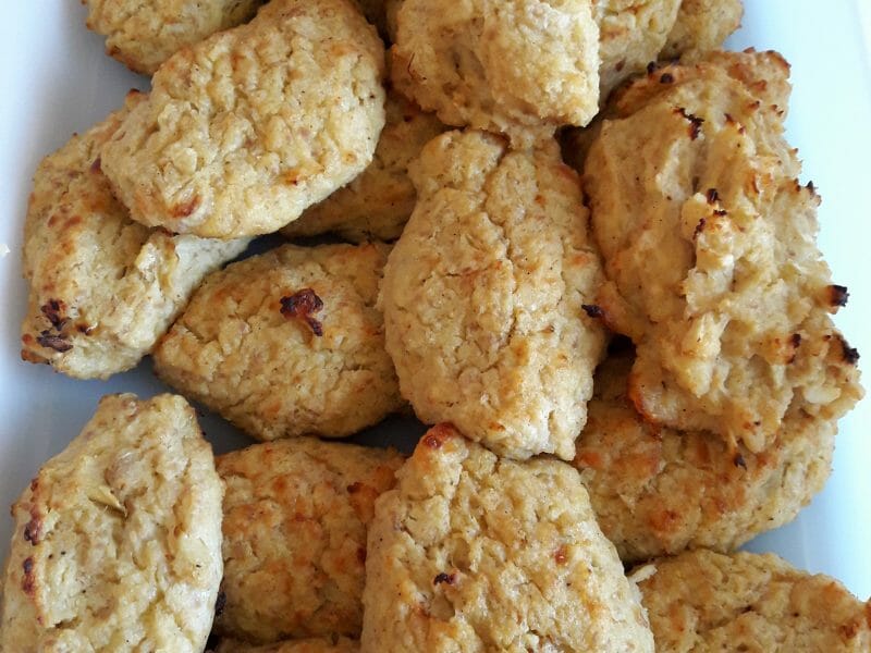 Cliquez pour zoomer ! Croquettes de chou-fleur au jambon cru Thermomix par Marie