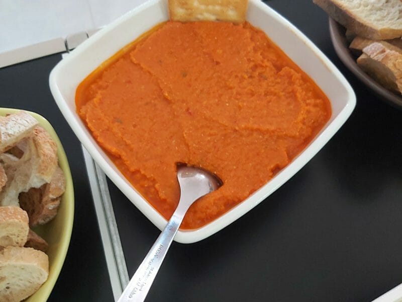 Cliquez pour zoomer ! Houmous aux poivrons rouges Thermomix par Marie