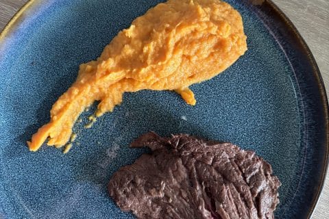 Cliquez pour zoomer ! Purée de patates douces Thermomix par fumocook