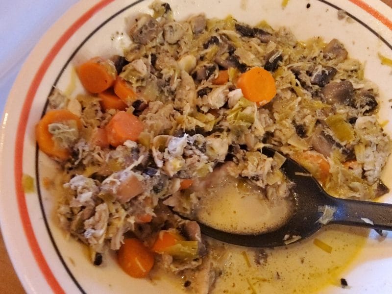 Cliquez pour zoomer ! Blanquette de dinde au bleu d’auvergne Thermomix par babou2023