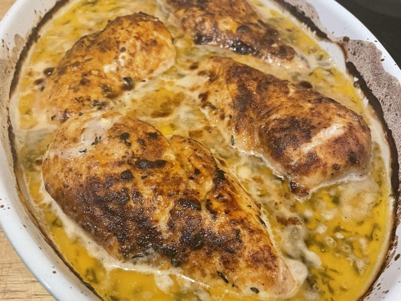 Cliquez pour zoomer ! Poulet sauce crémeuse au citron Thermomix par lenny90