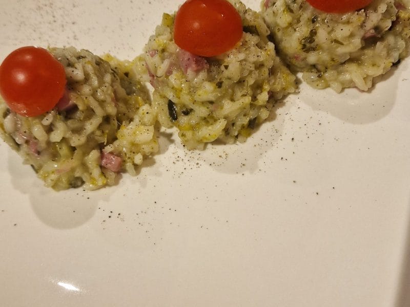 Cliquez pour zoomer ! Risotto courgettes et crevettes Thermomix par manon_09