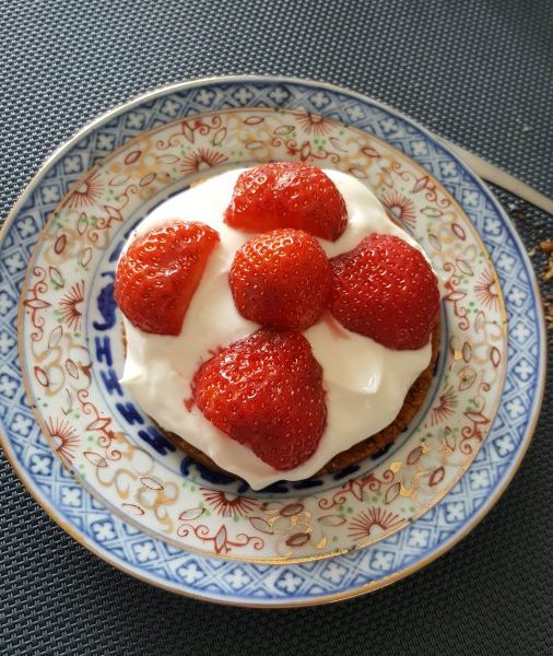 Cliquez pour zoomer ! Tarte aux fraises sans cuisson Thermomix par Lulu29000