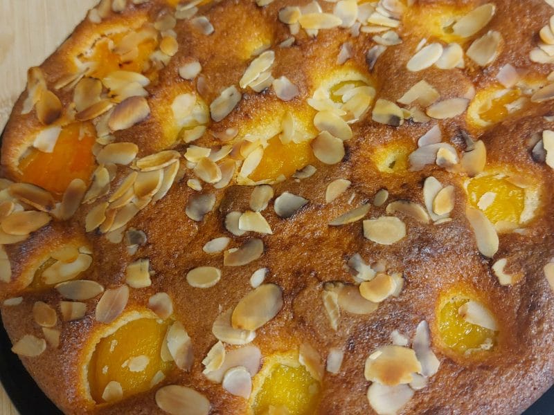 Cliquez pour zoomer ! Gâteau moelleux aux abricots Thermomix par angelique_832