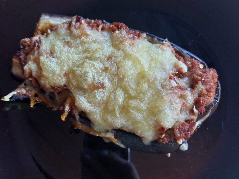 Cliquez pour zoomer ! Aubergines farcies à la viande hachée Thermomix par angelique_832