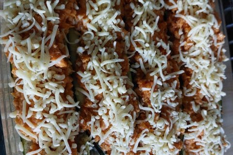 Cliquez pour zoomer ! Courgettes farcies au thon Thermomix par angelique_832