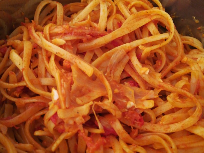 Cliquez pour zoomer ! Spaghettis aux crevettes et à l’ail Thermomix par saul13