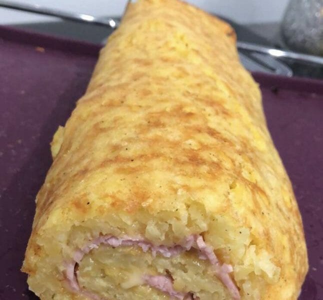 Cliquez pour zoomer ! Roulé de pommes de terre, jambon et reblochon Thermomix par nougat38c@