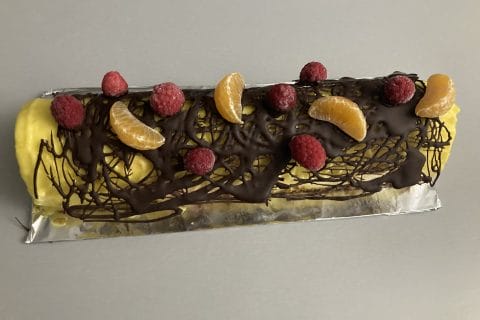 Cliquez pour zoomer ! Bûche glacée mangue et framboise Thermomix par marianne_146