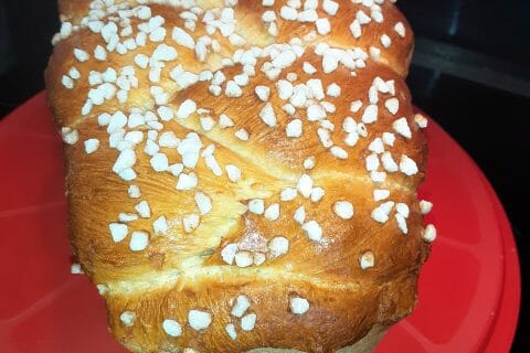 Cliquez pour zoomer ! Brioche tressée à la mie filante au Thermomix