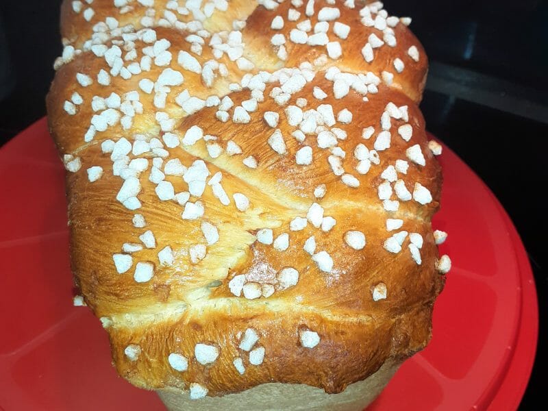 Cliquez pour zoomer ! Brioche tressée à la mie filante Thermomix par Valouval