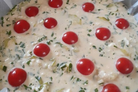 Cliquez pour zoomer ! Clafoutis courgettes et feta Thermomix par Valouval