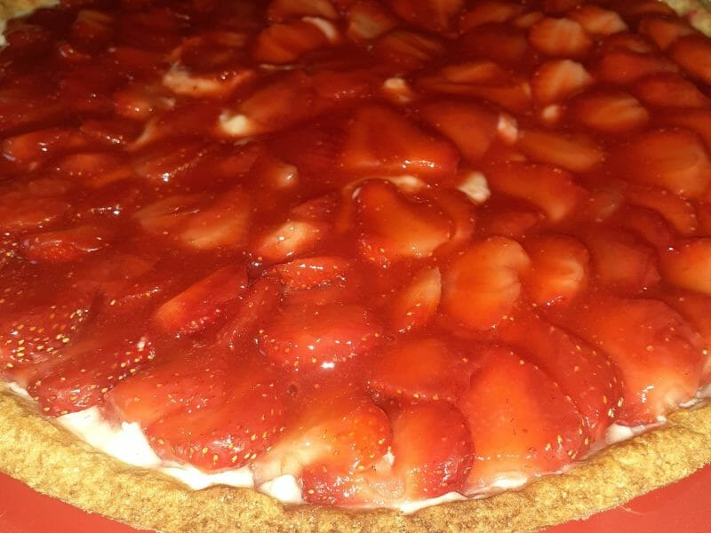 Cliquez pour zoomer ! Tarte aux fraises Thermomix par Valouval