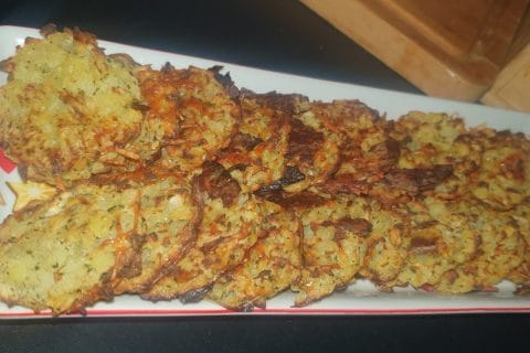 Cliquez pour zoomer ! Galettes de pommes de terre au four Thermomix par Doudoune57