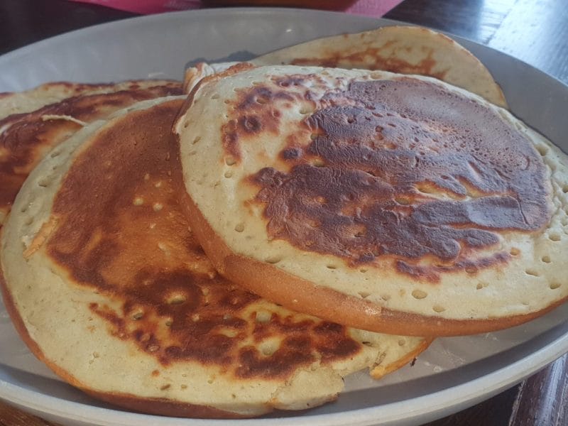 Cliquez pour zoomer ! Pancakes à la banane Thermomix par Doudoune57