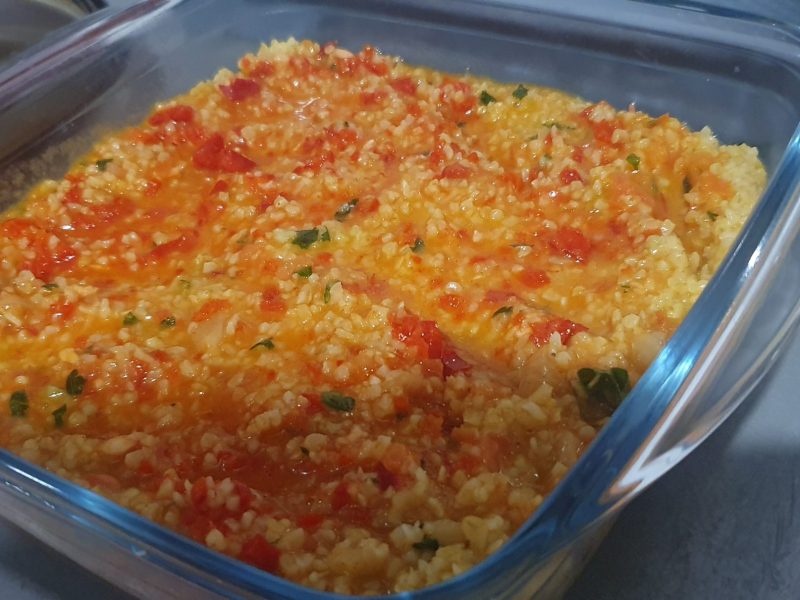 Cliquez pour zoomer ! Gratin de boulgour à l’orientale Thermomix par Doudoune57